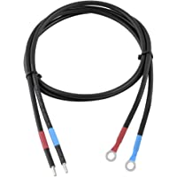 enjoy solar® 6 mm² 1-5 m cable de batería- regulador de carga solar y batería con fusible de ojetes M8 (1-5 m M8)
